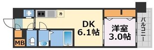 Dimora難波の物件間取画像